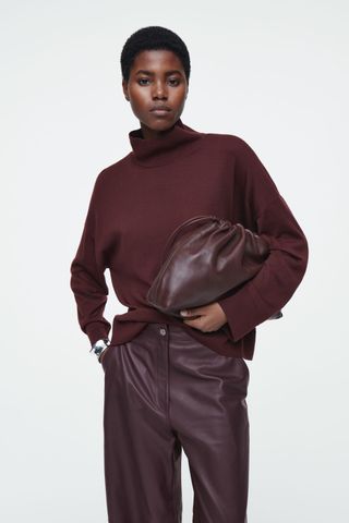 Merino Wool Turtleneck Jumper